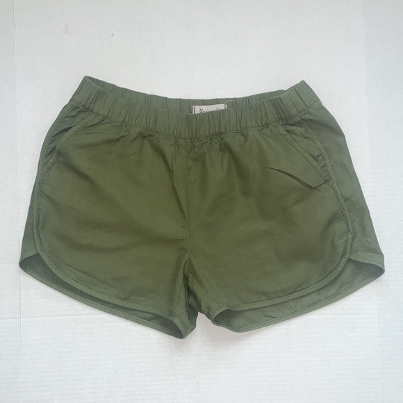 Madewell Pull-On Shorts Desert Olive Size XS - Picture 3 of 4
